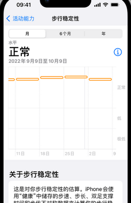 越秀iPhone手机维修如何在iPhone开启'步行稳定性通知'