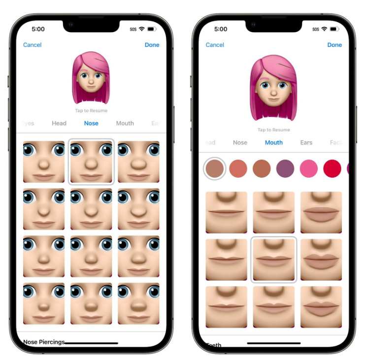 越秀苹果手机维修分享​iOS 16中的拟我表情有了哪些变化和升级 