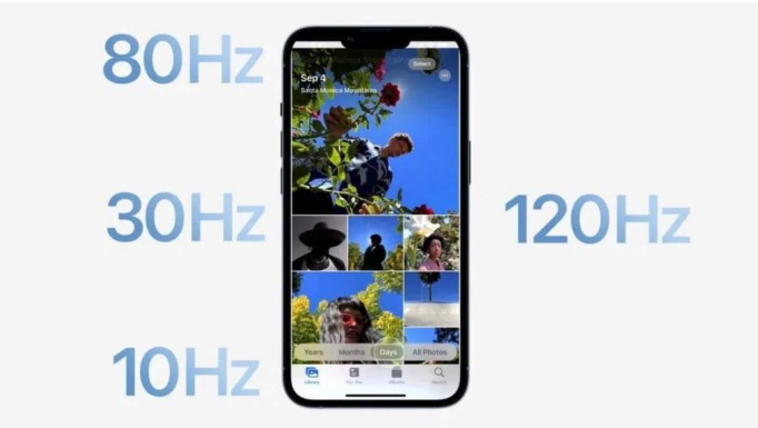 越秀苹果14维修分享iPhone 14有高刷吗 