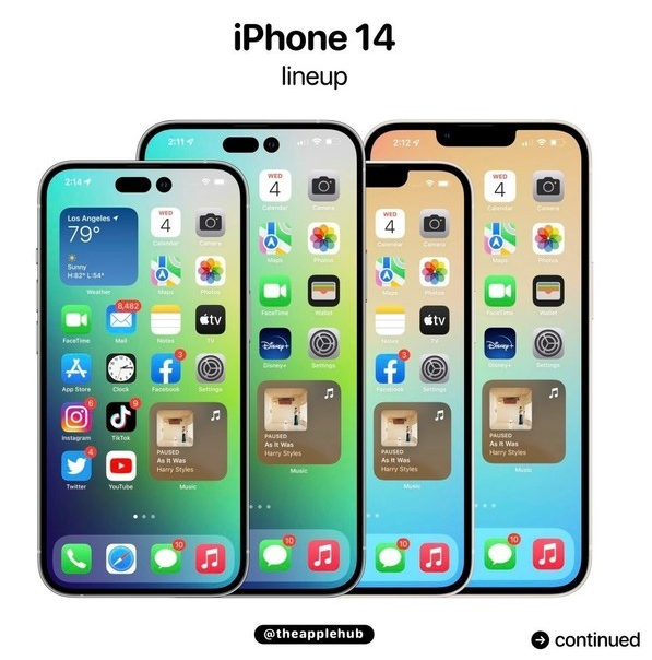 越秀苹果14维修分享iPhone 14全家福 