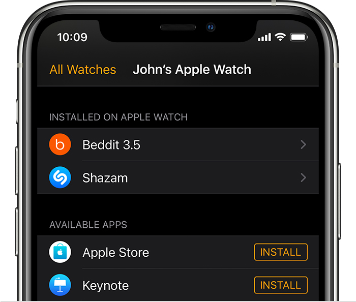 越秀苹果手机维修分享如何在 Apple Watch 上下载应用 